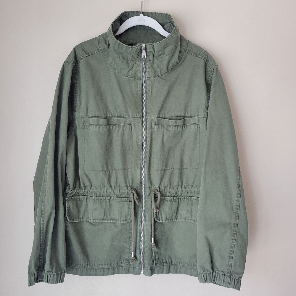 Old Navy Utility Army Jacket Coat Green Size XL